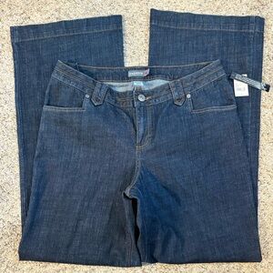 Venezia Dark Indigo Flare Stretch Trouser Jeans 16 Tall NWT